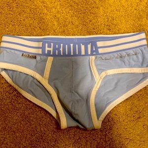 Croota mens briefs size EX LG light blue color comfortable supporting and sexy.